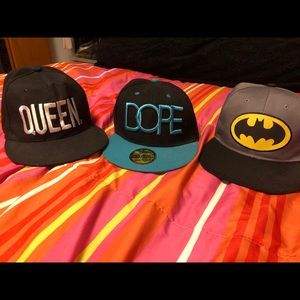 Flat bill baseball hats